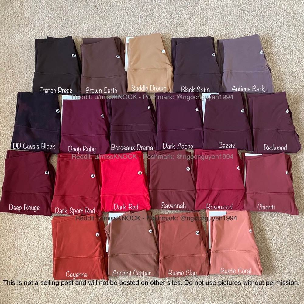 NOT FOR SALE - Lululemon Align Warm Collection - Picture 1 of 8
